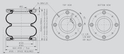 Rubena ASK-AIr-Bag-170/2 Пневматична подушка - міх Rubena 170/2 + клапан