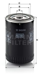 W 940 44 MANN FILTER Фільтр мастил