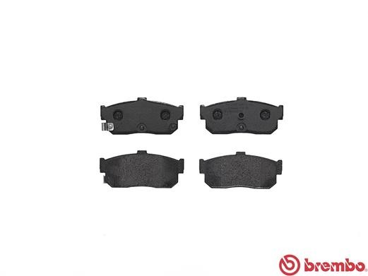 P56029 BREMBO Комплект гальмівних колодок з 4 шт дисків