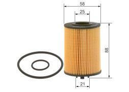 1457429306 BOSCH Фільтр оливи