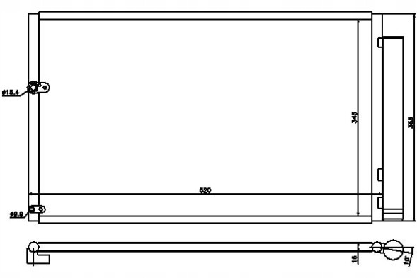 Nissens 86219087 NIS Nis940047 охолоджувач кондиціонера (з осушувачем) - це + помічник водія #33