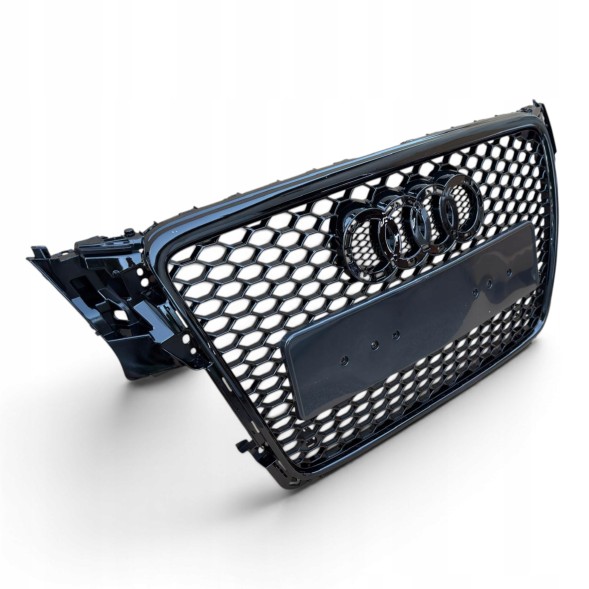 Китай Grill Plaster Miodu Audi A4 B8 2007-2011 Przedlift Решітка радіатора чорна "стільники" для Audi A4 B8