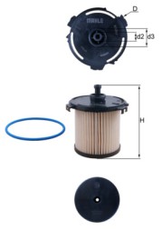 KX387D MAHLE ORIGINAL Фільтр палива