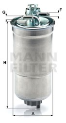 WK 853 3X MANN FILTER Фільтр палива