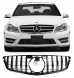 PELOPTICAR A204037 ГРИЛЬ АТРАПА MERCEDES W204 C204 S204 07-11 PANAMERICANA ЧОРНИЙ ГЛЯНЕЦЬ