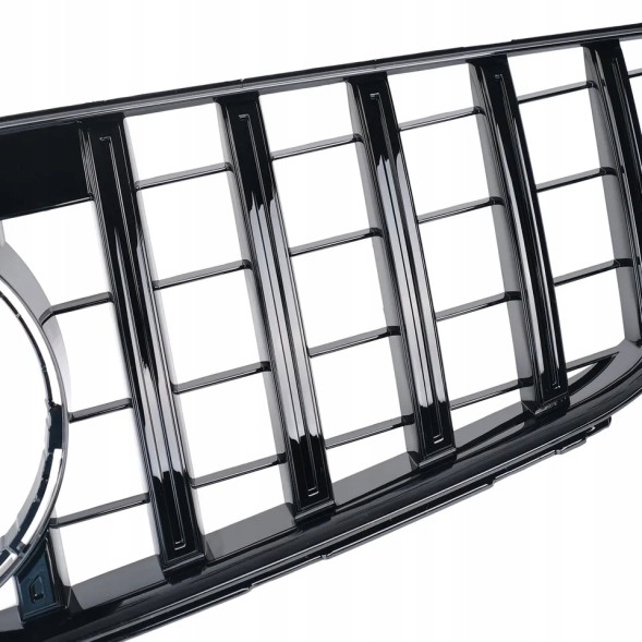PELOPTICAR A204037 ГРИЛЬ АТРАПА MERCEDES W204 C204 S204 07-11 PANAMERICANA ЧОРНИЙ ГЛЯНЕЦЬ
