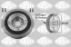 V-maxzone Part VIC-152516 Шків колінчастого вала для ALFA ROMEO 145, 146, 147, 156, 156