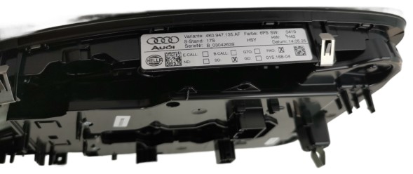 Volkswagen OE 4K0947135AF, DWP1000482OE Лампа підсвітки стелі Audi e-Tron 4K0947135AF
