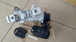 Volkswagen OE 1K0905851B NOWA ORYGINALNA OE OEM KOMPLETNA STACYJKA KLUCZYK NA PILOT CENTRALNY ZAMEK VW TOURAN I 1T1 1T2 2003-> 2004 2005 2006 2007 2008 2009 2010 Нова оригінальна oe oem повна станція ключ на пульт vw touran i