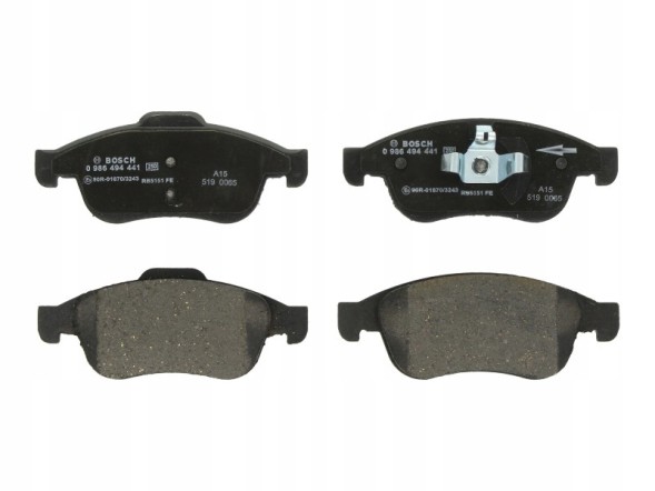 Bosch 0 986 494 441 + 0 986 479 C62 RENAULT CAPTUR II Накладки + передні диски bosch renault captur ii 2