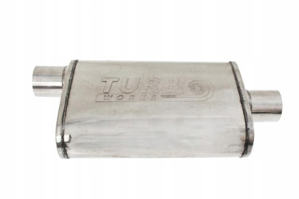 Turboworks TW-TL-604 Глушник центральний камерний 76мм turboworks 304ss 355мм