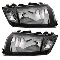TYC 6913093E + 6913103E MHM TUNING Фара Лампа Tyc Чорна Skoda Fabia I 1 6y 6y0 1999-2008 kpl