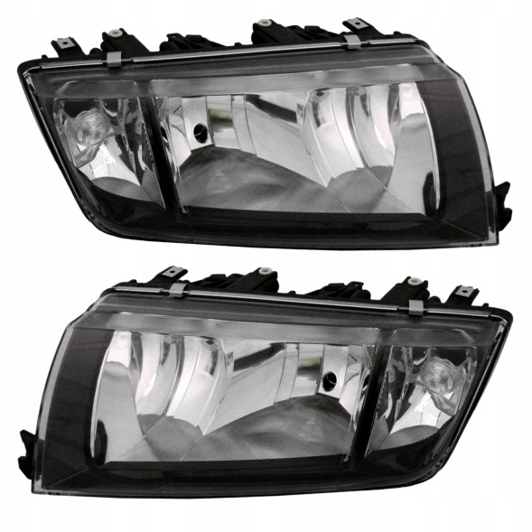 TYC 6913093E + 6913103E MHM TUNING Фара Лампа Tyc Чорна Skoda Fabia I 1 6y 6y0 1999-2008 kpl