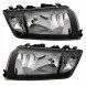 TYC 6913093E + 6913103E MHM TUNING Фара Лампа Tyc Чорна Skoda Fabia I 1 6y 6y0 1999-2008 kpl
