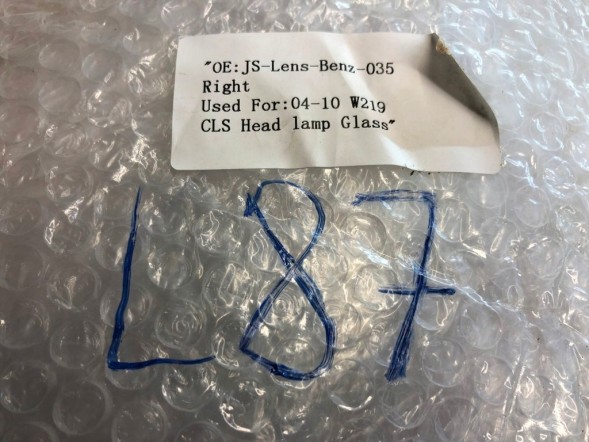 ВОЛЛЕР L.87. CLS Абажур скло фари права фронт для mercedes benz cls w219 2004-10