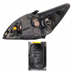 Visteon 3205103T MHM TUNING Рефлектор Фара Передня чорна Ford Focus II 2 mk2 Lift Fl 2008-2012 R