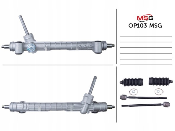 MSG OP103 Рульова передача Opel Tigra 04-09, Corsa C 00-06, Комбо С 01-11