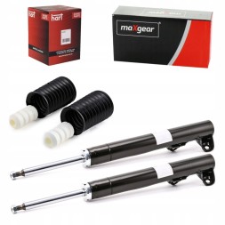 Hart 2× Hart 805 339 Amortyzator + Maxgear 72-1263 Набір протипилового захисту, амортизатор