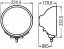 Hella 1F8 007 560-051 Галогеновий дальній прожектор 1f8 007 560-051