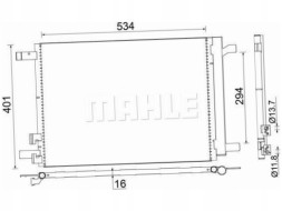 Volkswagen OE radio39274903 Конденсатор кондиціонера vw гольф vii mk7 1.0-2.0 12-21 viii mk8 1.0-2.0 19-