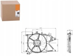 NRF PRO/47012 NRF Вентилятор радіатора opel nrf + помічник зіткнення #34