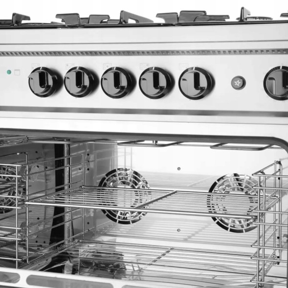 Китай WEW-SC-HP-1000919 Газова плита Hendi 5 пальників з конвекційною духовкою для ресторанів
