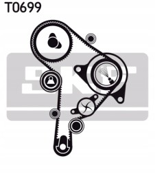 SKF VKMA 01251 Комплект ременя грм audi seat skoda vw 1,9 tdi sdi vkma 01251