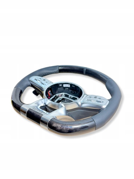 Mercedes-Benz OE MERCEDES W217 W222 LIFT NOWA KIEROWNICA AMG PERFORMANCE A0004605209, PRZYCISKI A0999059809, L6L - NAPPA/ DREWNO, 729 PAPPEL HOLZ, KOD KOLORU 9E38 MERCEDES W217 W222 LIFT КЕРМО AMG PERFORMANCE A0004605209