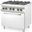 Китай WEW-SC-HP-1000921 Газова плита Hendi 4 конфорки, електрична конвекційна духовка GN1/1
