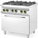 Китай WEW-SC-HP-1000921 Газова плита Hendi 4 конфорки, електрична конвекційна духовка GN1/1