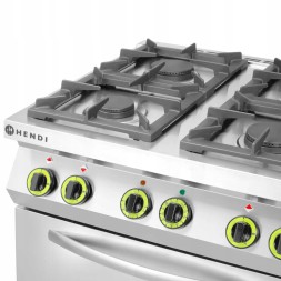 Китай WEW-SC-HP-1000921 Газова плита Hendi 4 конфорки, електрична конвекційна духовка GN1/1