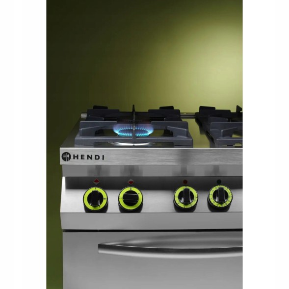 Китай WEW-SC-HP-1000921 Газова плита Hendi 4 конфорки, електрична конвекційна духовка GN1/1