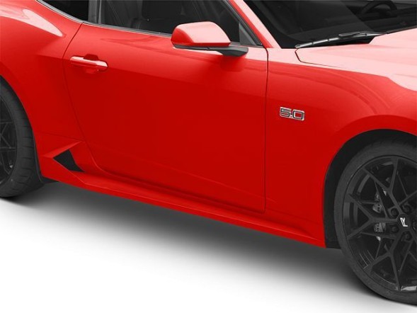 Mp Concepts JGD-MU24-SSLB Порогові планки Mp Concepts Пороги + Запонки - Комплект FORD MUSTANG 2024-2025