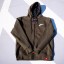 Китай HOODIE-UJRLOGODO-XL JR Толстовка унісекс на блискавці з логотипом темно-оливкового кольору, розмір XL