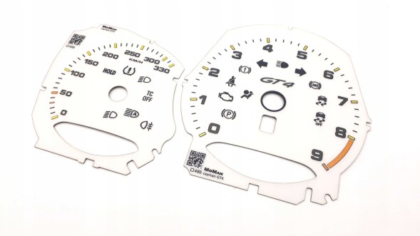 Moman 0089688096574 Porsche Boxster Cayman Macan GT4 заміна 330 км/год шкали спідометра прилади