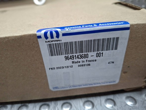 Fiat OE S26336048 ОХОЛОДЖУВАЧ ПАЛИВА 9649143680 FIAT SCUDO JUMPY EXPERT 2.0 MJET HDi 2007-