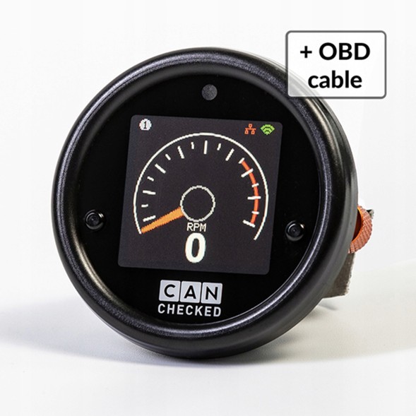 CAN CHECKED CC01003 Дисплей параметрів з кабелем OBD MFD15 Gen2 CANchecked
