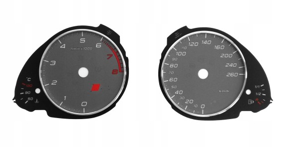 Moman 0089688085462 Audi A5 8T S5 заміна циферблатів MPH на км