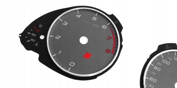 Moman 0089688085462 Audi A5 8T S5 заміна циферблатів MPH на км