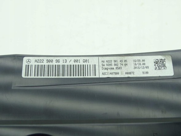 Mercedes-Benz OE A2229009613 GBI_BMW 7 UK MERCEDES S-КЛАС W222 13-20 HEAD UP DISPLAY HUD АНГЛІЄЦЬ RHD UK ОРИГІНАЛ