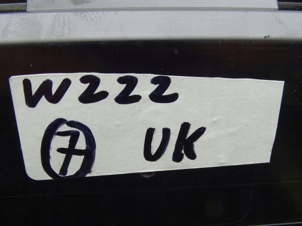 Mercedes-Benz OE A2229009613 GBI_BMW 7 UK MERCEDES S-КЛАС W222 13-20 HEAD UP DISPLAY HUD АНГЛІЄЦЬ RHD UK ОРИГІНАЛ