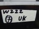 Mercedes-Benz OE A2229009613 GBI_BMW 7 UK MERCEDES S-КЛАС W222 13-20 HEAD UP DISPLAY HUD АНГЛІЄЦЬ RHD UK ОРИГІНАЛ