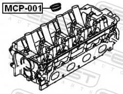 MCP 001 FEBEST КІЛЬЦЕ УЩІЛЬНЮВАЧ КОЛОДЯЗЯ СВІЧКИ