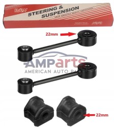 BAW AM-K750139 Ford Mustang 2005-2014 2 x Задній лінк стабілізатора + гума 22мм