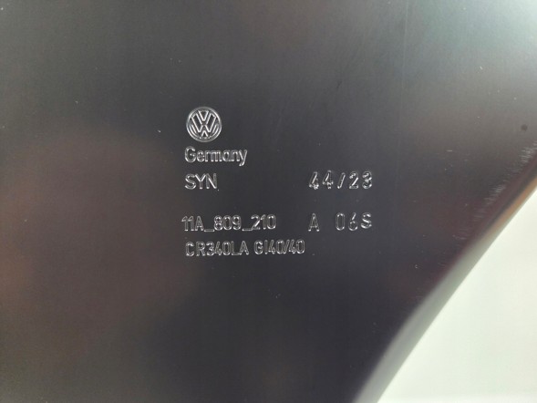 Volkswagen OE 11A809210A VW OEM Поріг стійки правий внутрішній обшивка VW ID.4 ID4 2020р. -> 11A809210A
