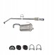 CHINA ZEST.09.146+R-368 Комплект глушник+ труба fiat panda 1.1/1.2 від 2003-