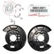 Toyota OE 46504-30241 Б/у кришка гальмівного диска задня ліва Lexus IS220D IS250 GS450H OEM Toyota
