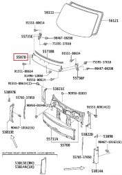 Toyota OE 55078-37070 Щиток Панель Підшипника Фронт TOYOTA DYNA TOYOACE 1999-2011 Оригінал