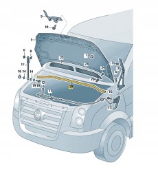 Volkswagen OE 2E0823721 ПРОКЛАДКА VW