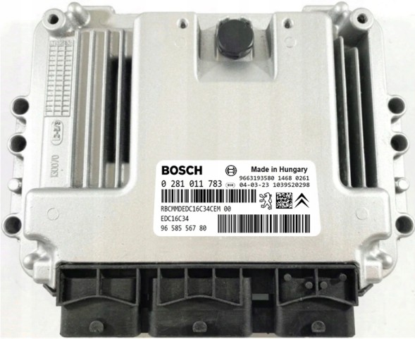 Bosch 0281011783 9658556780IMMO OFF КОМП'ЮТЕР ECU PEUGEOT 206 1.4 0281011783 9658556780 IMMO OFF